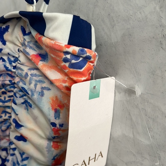 SAHA, NWT One Piece Retro Flowered Bathing Suit, Size S - Picture 3 of 10